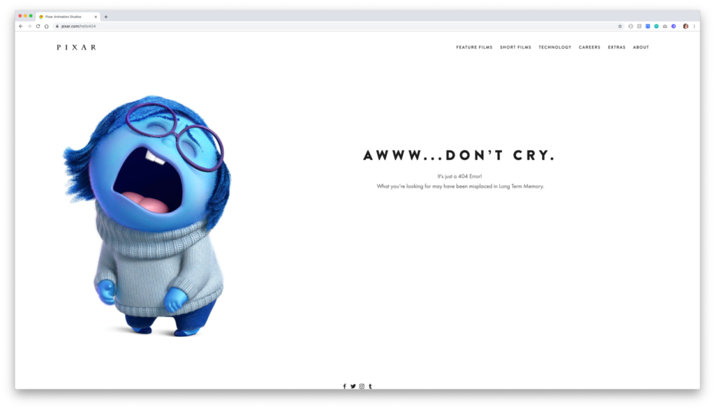 Creating interactive 404s - Brand and customize