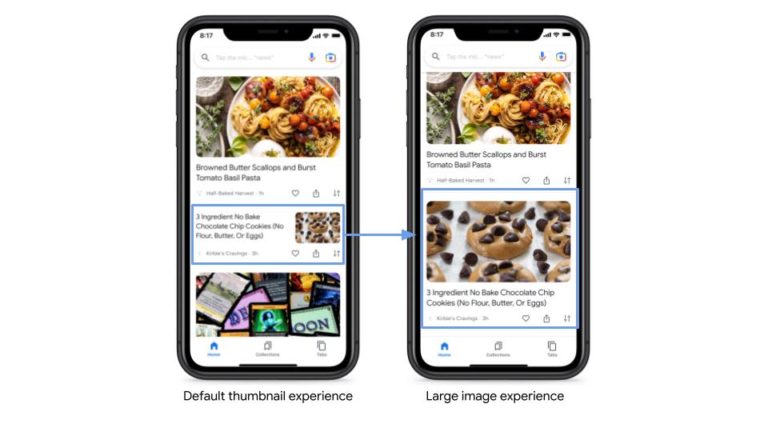 Google Discover optimization guide - use large images to drive CTR